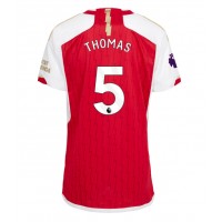 Arsenal Thomas Partey #5 Fotballklær Hjemmedrakt Dame 2023-24 Kortermet